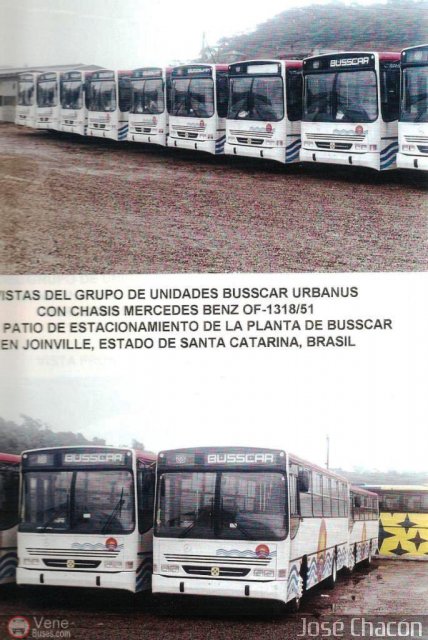 Catlogos Folletos y Revistas Busscar Urbanus por Jos Chacn