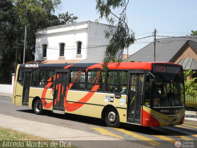 Monsa - Micro Omnibus Norte S.A. 6187 por Alfredo Montes de Oca