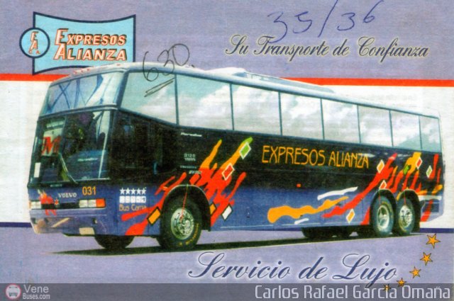 Pasajes Tickets y Boletos Expresos Alianza por J. Carlos Gmez