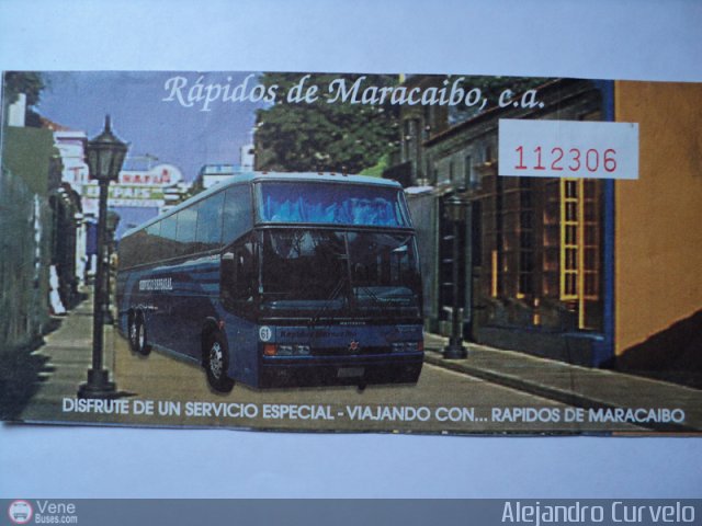 Pasajes Tickets y Boletos Rpidos Maracaibo por Alejandro Curvelo