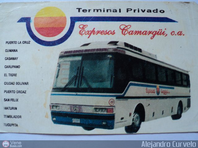 Pasajes Tickets y Boletos Expresos Camargui por Alejandro Curvelo