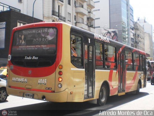 Monsa - Micro Omnibus Norte S.A. 6045 por Alfredo Montes de Oca