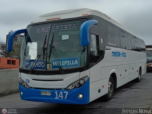 Buses Melipilla - Santiago 147 por Jerson Nova