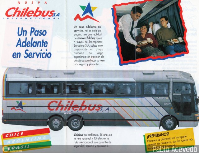 Pasajes Tickets y Boletos Chilebus por Pablo Acevedo