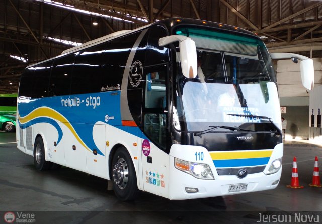 Buses Melipilla - Santiago 110 por Jerson Nova