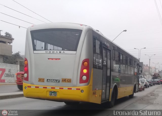 Perú Bus Internacional - Corredor Amarillo 2032 por Leonardo Saturno