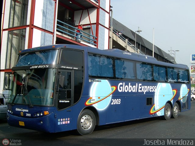 Global Express 2003 por Joseba Mendoza
