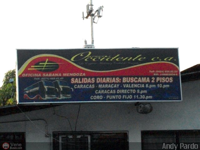 Garajes Paradas y Terminales Sabana-de-Mendoza por Andy Pardo