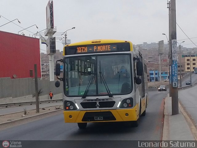 Perú Bus Internacional - Corredor Amarillo 107 por Leonardo Saturno