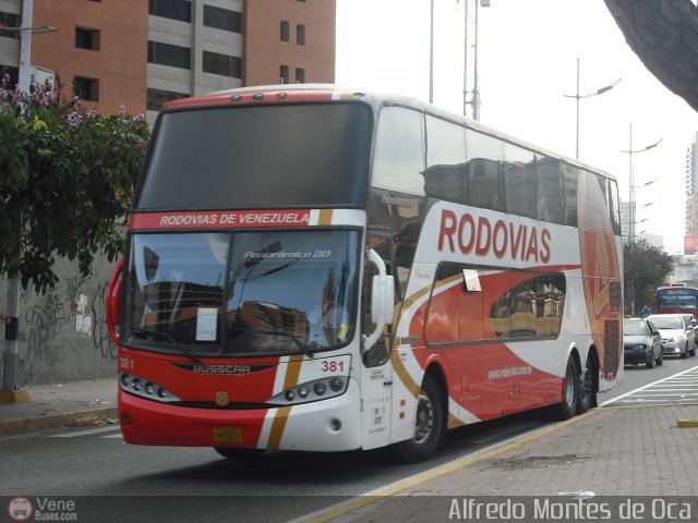 Rodovias de Venezuela 381 por Alfredo Montes de Oca