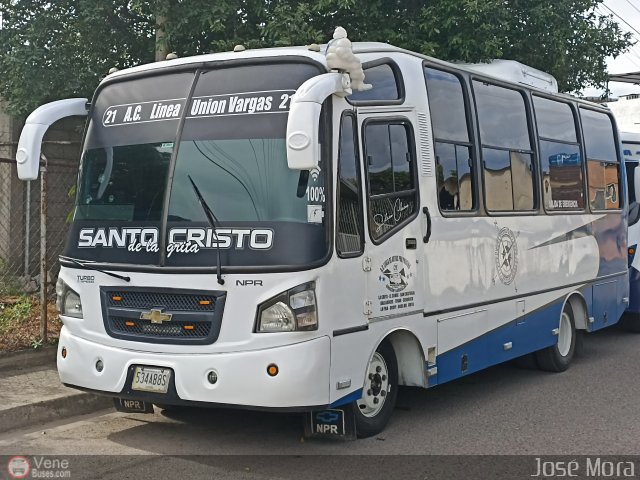 Lnea Unin Vargas 21 por Jos Mora