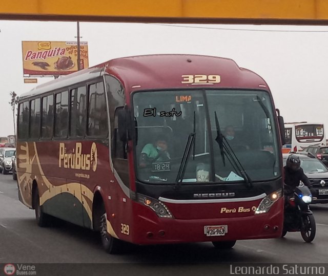 Empresa de Transporte Perú Bus S.A. 329 por Leonardo Saturno